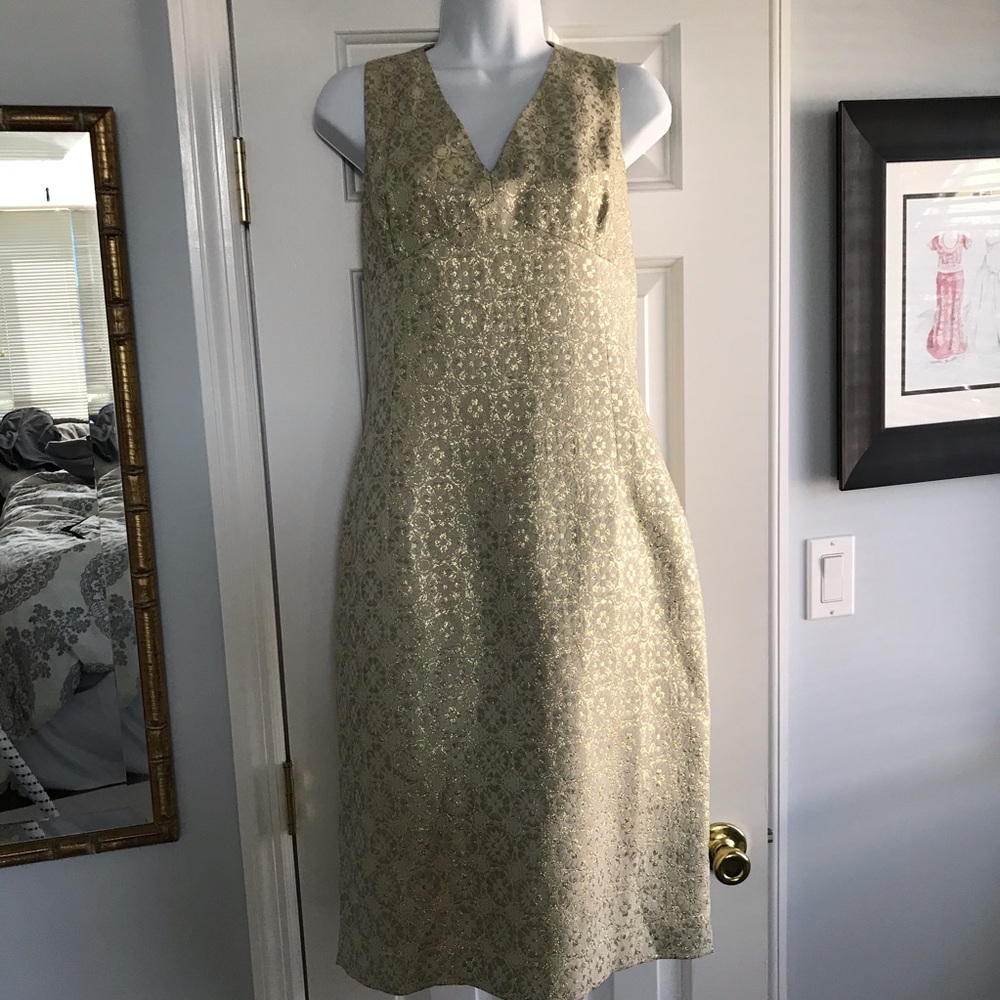 Michael Kors Gold Print Dress